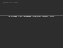 Tablet Screenshot of pornsmack.com